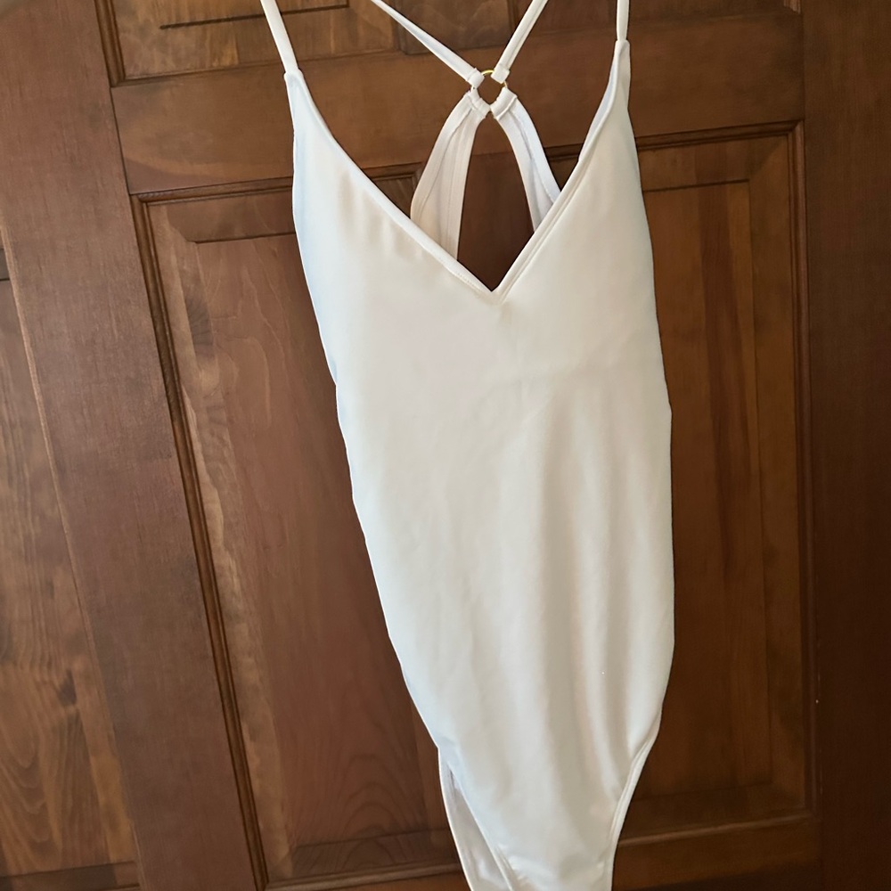 White one piece Bathing suit - never worn